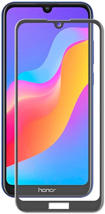 CASE Full Glue для Huawei Y5 2019/Honor 8S (черная рамка)